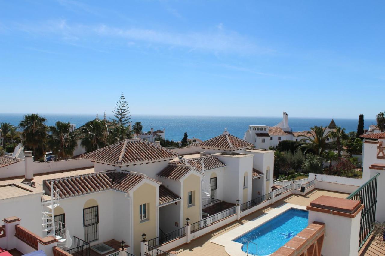 Burriana Beach, Pool, Big Terrace, Superb Seaviews เนร์คา ภายนอก รูปภาพ